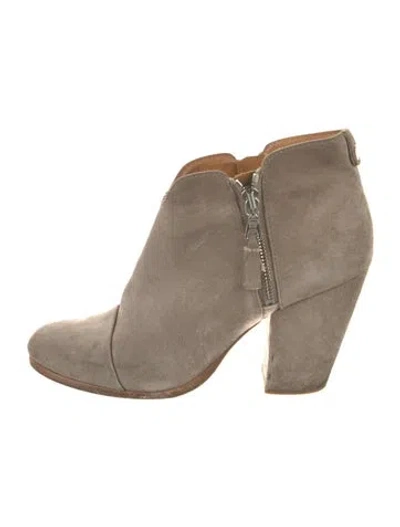 Pre-owned Rag & Bone Suede Boots In Neutral