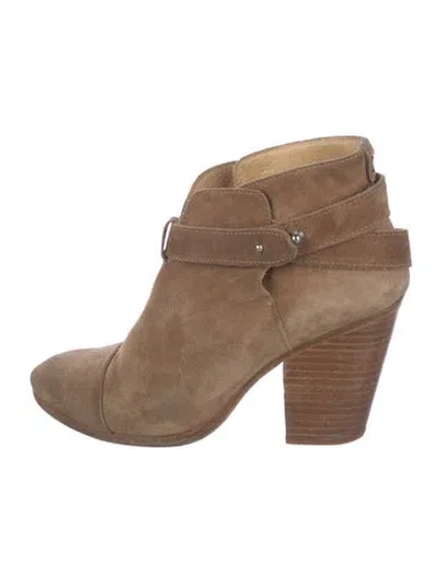 Pre-owned Rag & Bone Suede Boots In Neutral