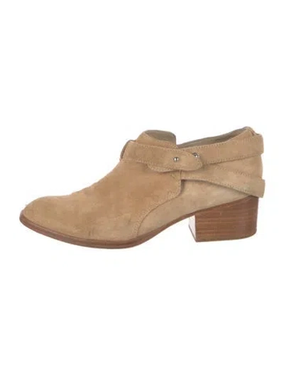 Pre-owned Rag & Bone Suede Boots In Neutral