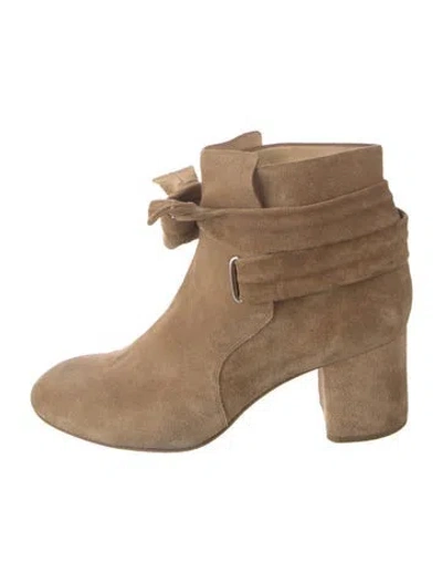 Pre-owned Rag & Bone Suede Boots In Neutral