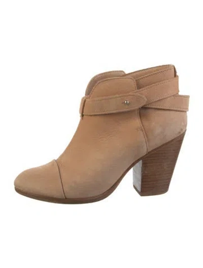 Pre-owned Rag & Bone Suede Boots In Neutral