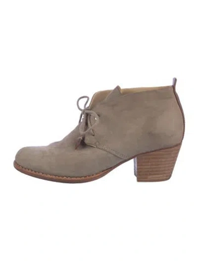 Pre-owned Rag & Bone Suede Boots In Neutral