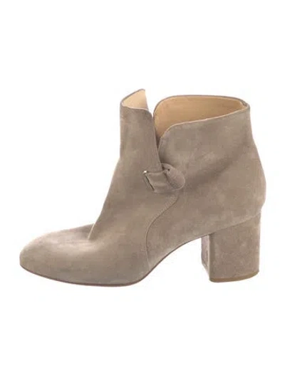 Pre-owned Rag & Bone Suede Boots In Neutral