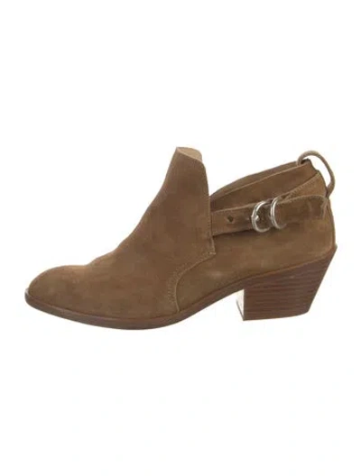 Pre-owned Rag & Bone Suede Boots In Neutrals