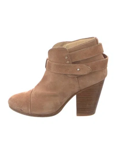 Pre-owned Rag & Bone Suede Boots In Neutrals