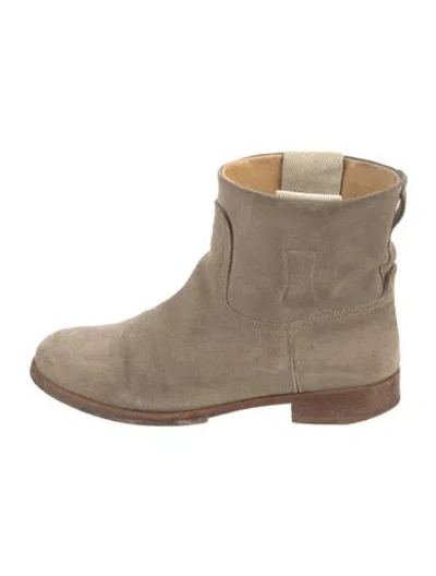 Pre-owned Rag & Bone Suede Boots In Neutrals