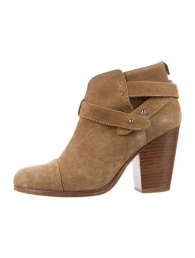Pre-owned Rag & Bone Suede Boots In Neutrals