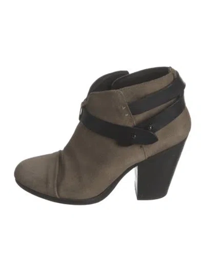 Pre-owned Rag & Bone Suede Boots In Neutrals