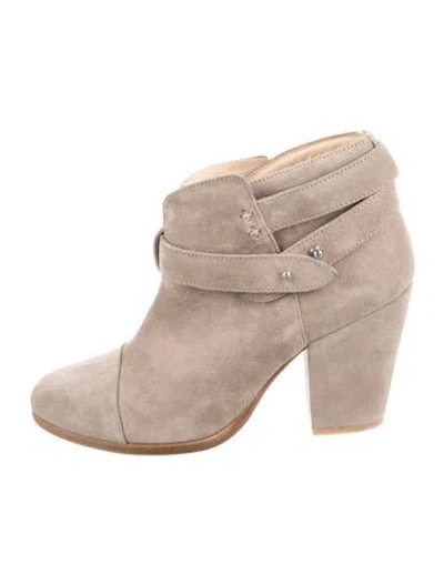 Pre-owned Rag & Bone Suede Boots In Neutrals