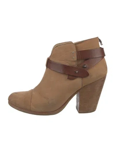 Pre-owned Rag & Bone Suede Boots In Neutrals