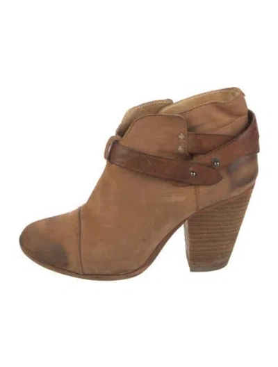 Pre-owned Rag & Bone Suede Boots In Neutrals