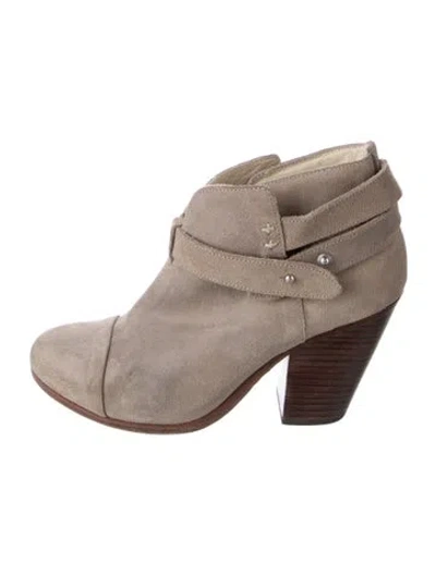 Pre-owned Rag & Bone Suede Boots In Neutrals