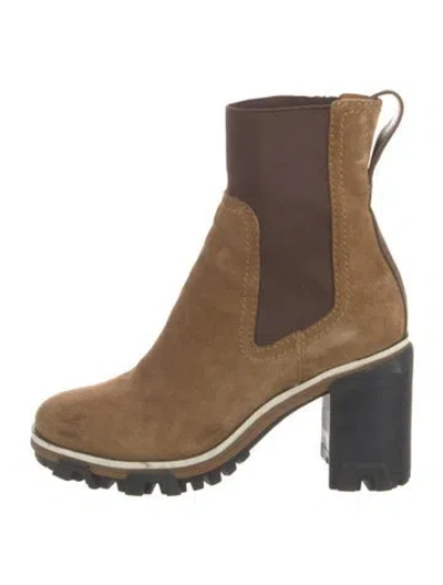 Pre-owned Rag & Bone Suede Boots In Neutrals