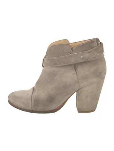 Pre-owned Rag & Bone Suede Boots In Neutrals
