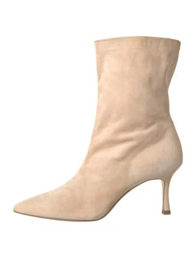 Pre-owned Rag & Bone Suede Boots In Neutrals