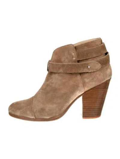 Pre-owned Rag & Bone Suede Boots In Yellow