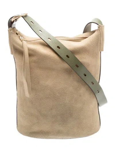 Pre-owned Rag & Bone Suede Bucket Bag In Neutrals
