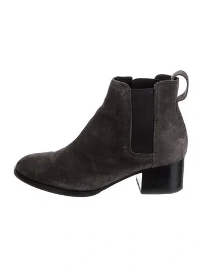 Pre-owned Rag & Bone Suede Chelsea Boots In Black