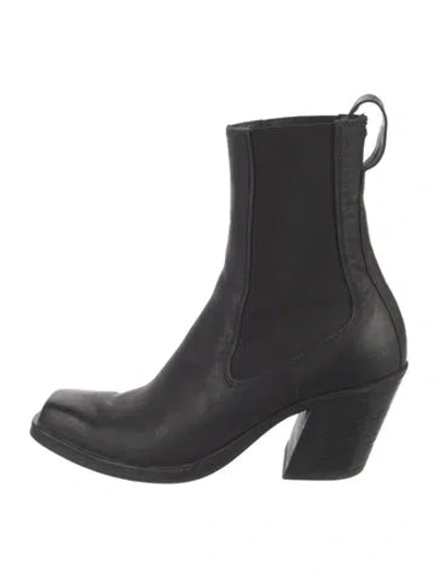 Pre-owned Rag & Bone Suede Chelsea Boots In Black