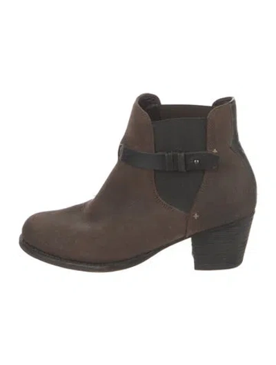 Pre-owned Rag & Bone Suede Chelsea Boots In Brown