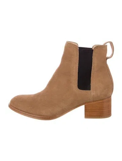 Pre-owned Rag & Bone Suede Chelsea Boots In Brown