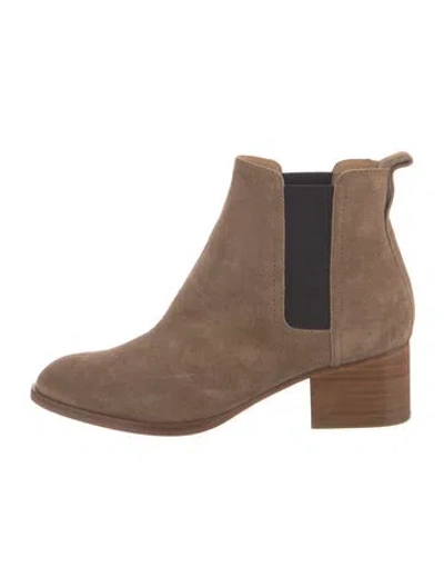 Pre-owned Rag & Bone Suede Chelsea Boots In Brown