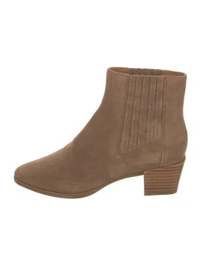 Pre-owned Rag & Bone Suede Chelsea Boots In Brown