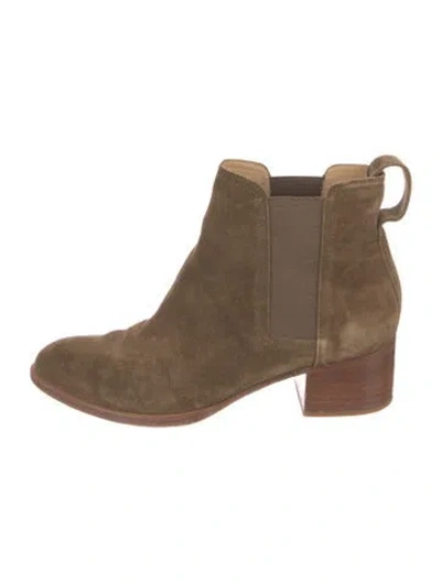 Pre-owned Rag & Bone Suede Chelsea Boots In Brown