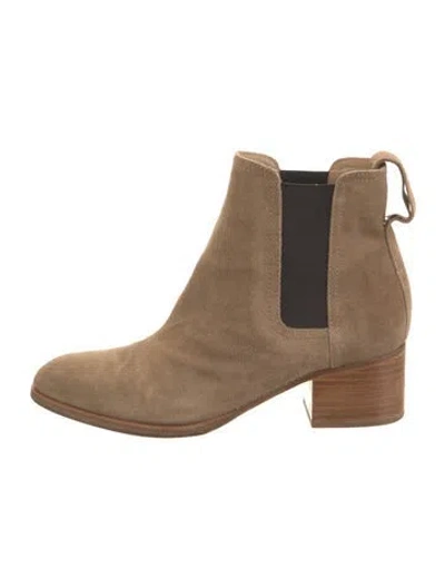 Pre-owned Rag & Bone Suede Chelsea Boots In Brown