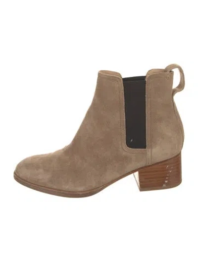 Pre-owned Rag & Bone Suede Chelsea Boots In Brown