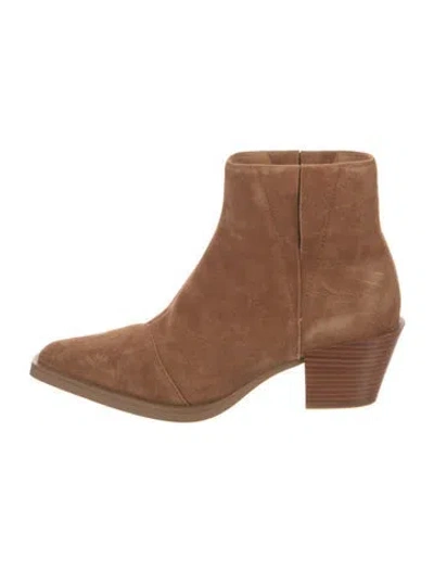Pre-owned Rag & Bone Suede Chelsea Boots In Brown