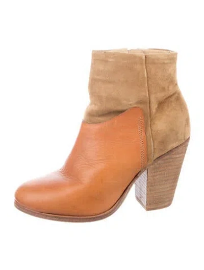 Pre-owned Rag & Bone Suede Chelsea Boots In Brown