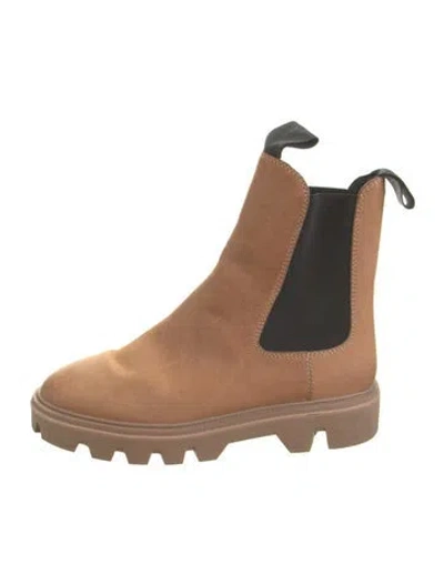 Pre-owned Rag & Bone Suede Chelsea Boots In Brown