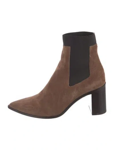 Pre-owned Rag & Bone Suede Chelsea Boots In Brown
