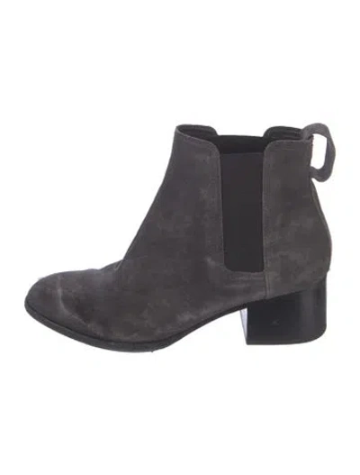 Pre-owned Rag & Bone Suede Chelsea Boots In Gray