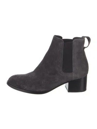 Pre-owned Rag & Bone Suede Chelsea Boots In Gray