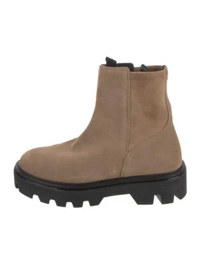 Pre-owned Rag & Bone Suede Chelsea Boots In Gray