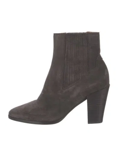 Pre-owned Rag & Bone Suede Chelsea Boots In Gray
