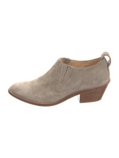 Pre-owned Rag & Bone Suede Chelsea Boots In Gray