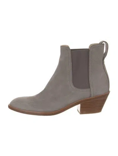 Pre-owned Rag & Bone Suede Chelsea Boots In Gray