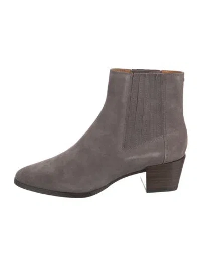 Pre-owned Rag & Bone Suede Chelsea Boots In Gray