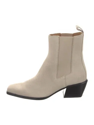 Pre-owned Rag & Bone Suede Chelsea Boots In Grey