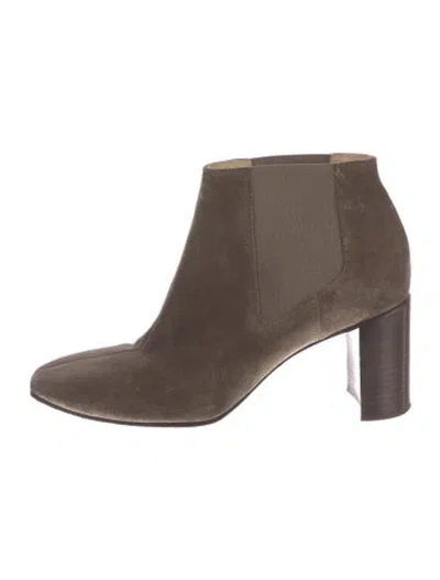 Pre-owned Rag & Bone Suede Chelsea Boots In Neutral