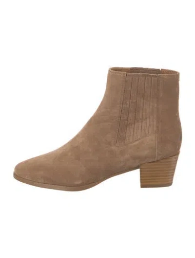 Pre-owned Rag & Bone Suede Chelsea Boots In Neutral