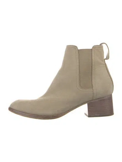 Pre-owned Rag & Bone Suede Chelsea Boots In Neutral