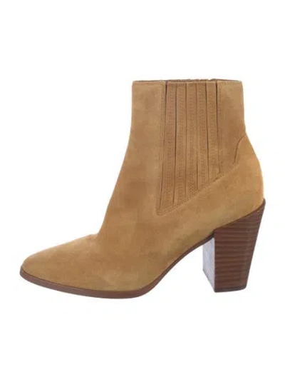 Pre-owned Rag & Bone Suede Chelsea Boots In Neutral