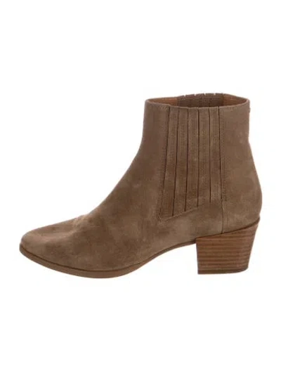 Pre-owned Rag & Bone Suede Chelsea Boots In Neutrals