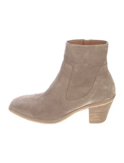 Pre-owned Rag & Bone Suede Chelsea Boots In Neutrals
