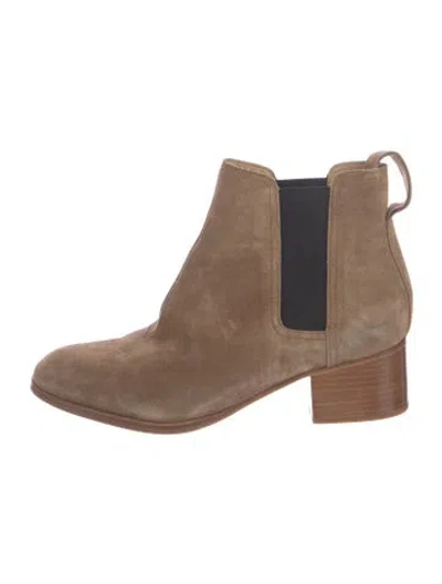Pre-owned Rag & Bone Suede Chelsea Boots In Neutrals