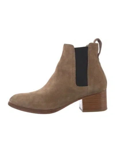 Pre-owned Rag & Bone Suede Chelsea Boots In Neutrals